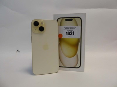 Lot Apple iPhone 15, Yellow, 512GB, model A3090,...