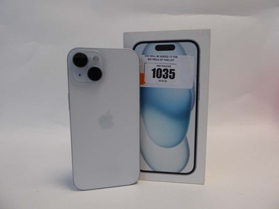 Lot Apple iPhone 15, White, 128GB, model A3090,...