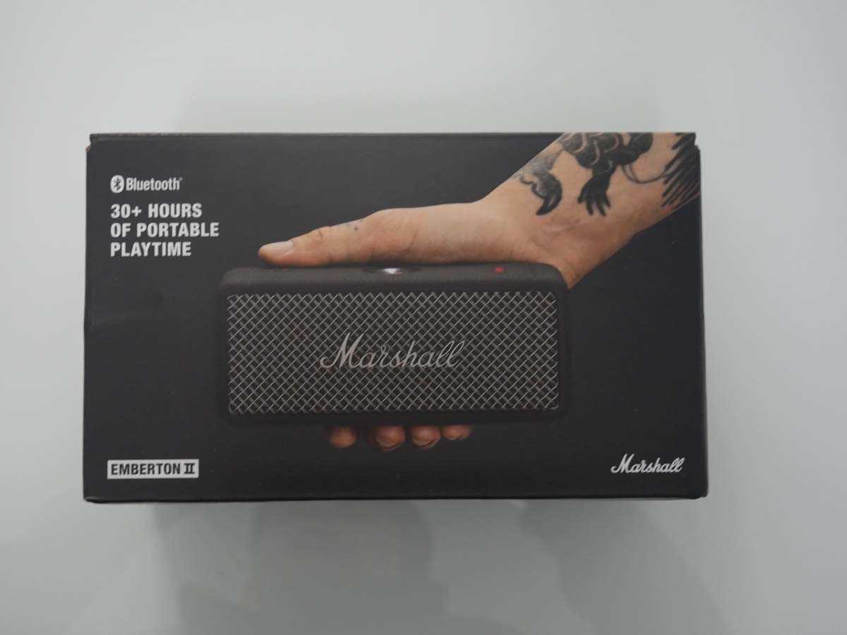 Lot Marshall Emberton II portable Bluetooth...