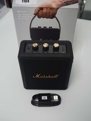 Lot 1104 - Marshall Stockwell II portable Bluetooth...