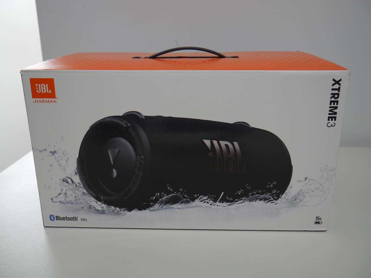 Lot JBL XTREME3 portable Bluetooth speaker, boxed