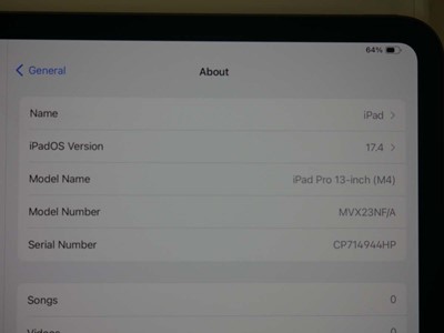 Lot 1042 - Apple iPad Pro 13-inch (M4) Wi-Fi, 256GB,...