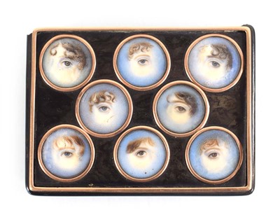 Lot 112 - An early 19th century tortoise-shell box inset...