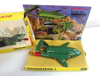 Lot 184 - Two Dinky Thunderbirds models: 100 Lady...