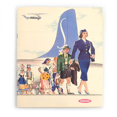 Lot 118 - A 1950's Sabena Belgian World Airlines flight...