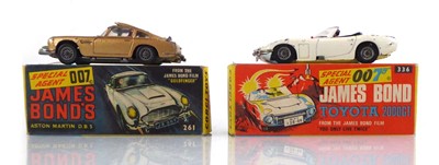 Lot 186 - Two Corgi James Bond models: 261 Aston Martin...