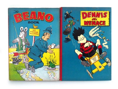 Lot 188 - Two children's volumes: The Beano Book and...