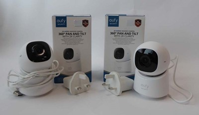 Lot 2x Eufy Security 2K wired indoor cameras, each...