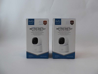 Lot 2x Eufy Security 2K wired indoor cameras, each...