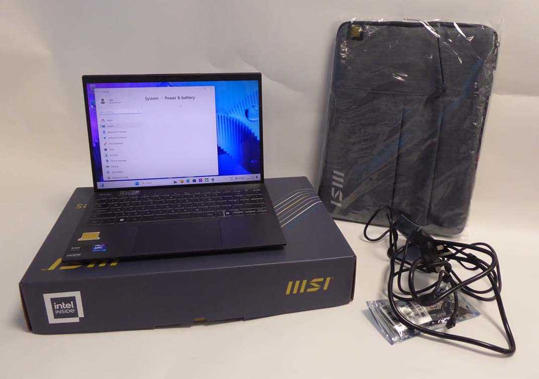 Lot MSI Prestige 13 AI Evo A1MG-078UK laptop, 13.3"...