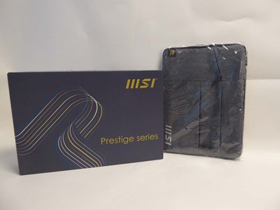 Lot MSI Prestige 13 AI Evo A1MG-078UK laptop, 13.3"...