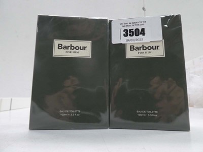 Lot 2 x Barbour For Him edt 100ml