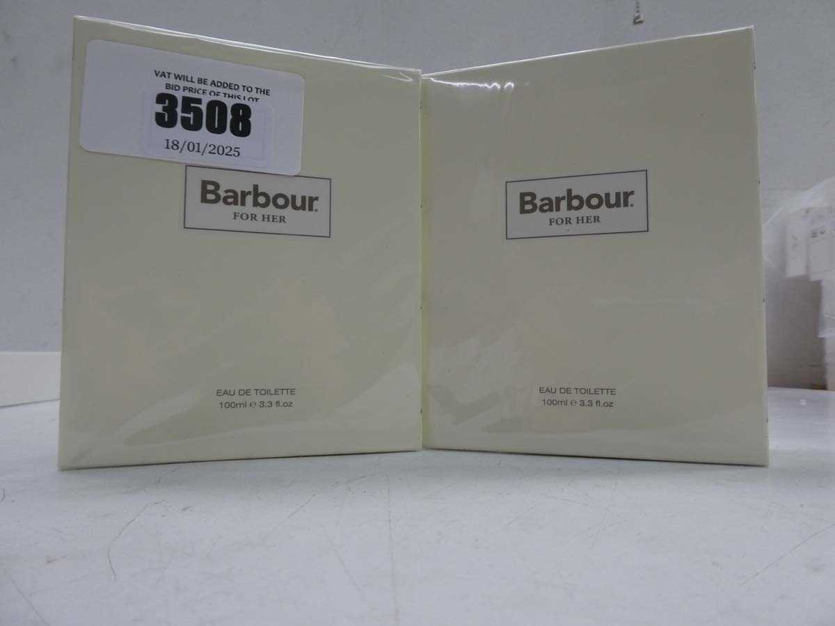 Lot 2 x Barbour For Her edt 100ml