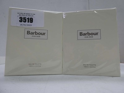 Lot 2 x Barbour For Her edt 100ml