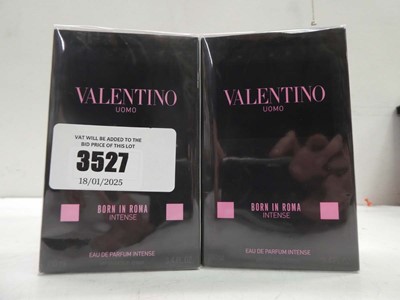 Lot 2 x Valentino Uomo Born In Roma Intense edp 100ml