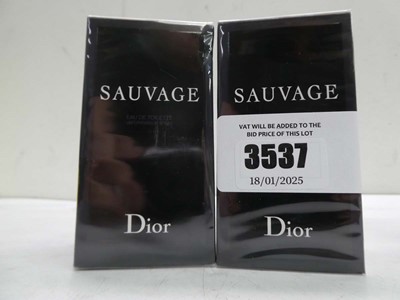 Lot 2 x Dior Sauvage edt 60ml