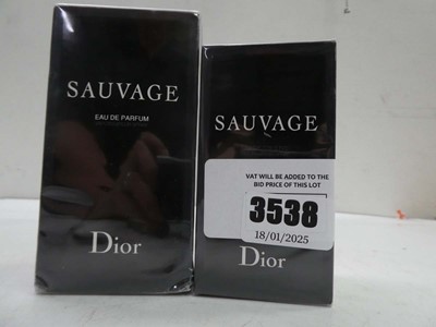 Lot Dior Sauvage edp 100ml and Dior Sauvage edt 60ml