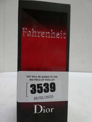 Lot Dior Fahrenheit edt 100ml