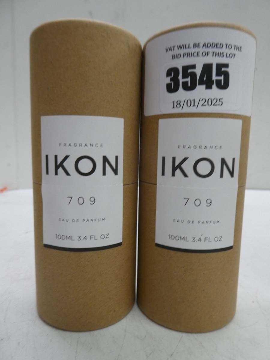 Lot 2 x Ikon Fragrance 709 edp 100ml