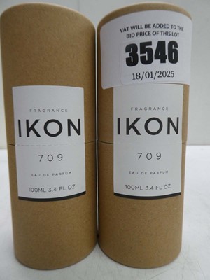 Lot 2 x Ikon Fragrance 709 edp 100ml