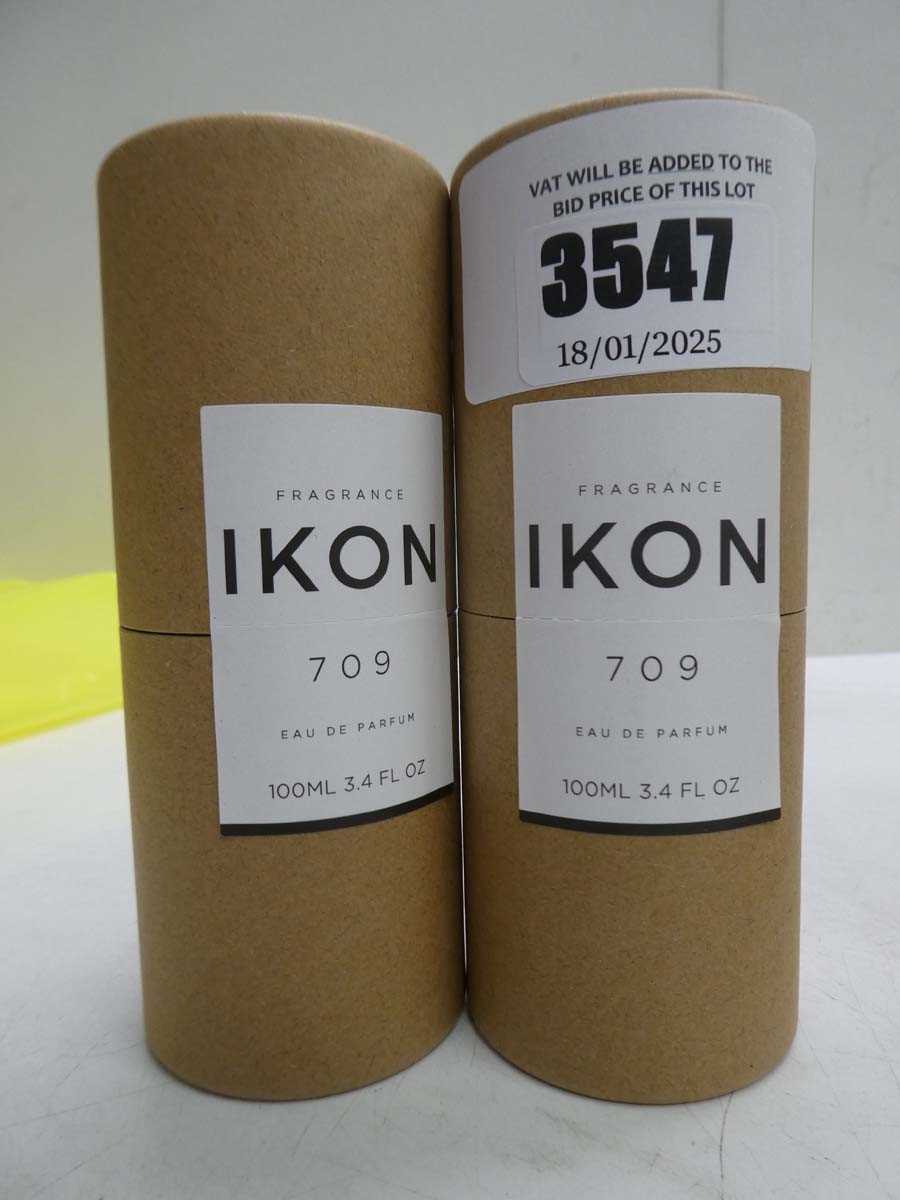 Lot 2 x Ikon Fragrance 709 edp 100ml