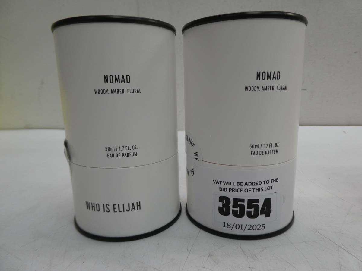 Lot 2 x Who is Elijah Nomad edp 50ml