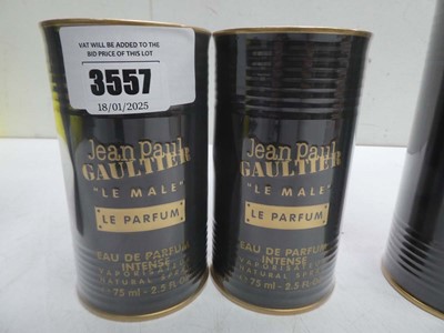 Lot 2 x Jean Paul Gaultier 'Le Male' edp intense 75ml