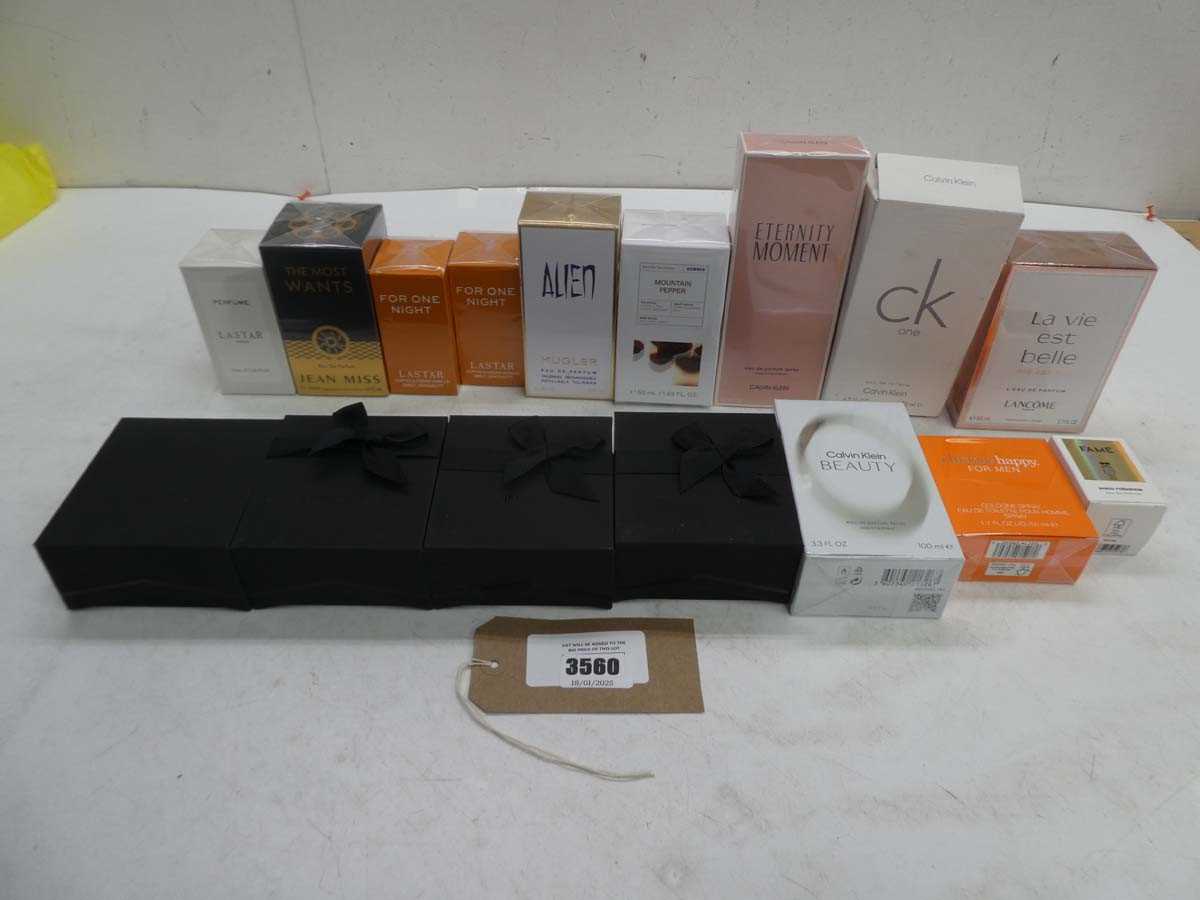 Lot 16 assorted fragrances including Lancome,...