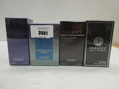 Lot 4 x Versace : Eros edp 100ml, The Dreamer edt...