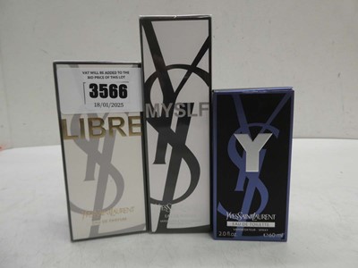 Lot 3 x Yves Saint Laurent : Libre edp 90ml, Mysel...