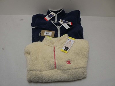 Lot Bag containing 2 ladies quarter zip fleeces by...