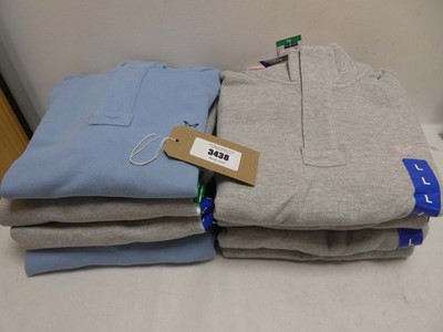 Lot Bag containing 8 men's Crew Clothing 1/4 zip...