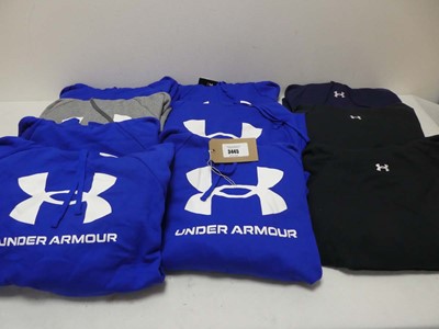 Lot Bag containing 10 men's Under Armour hoodies...