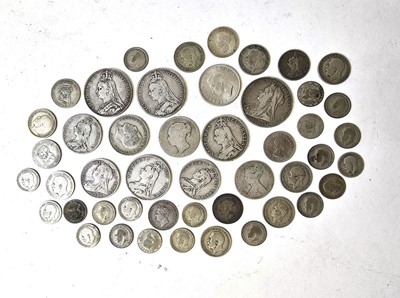 Lot 442 - A quantity of pre 1947 silver coinage to...