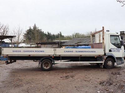 Lot 2 - (MX61 LWC) 2012 DAF LF dropside lorry in white,...