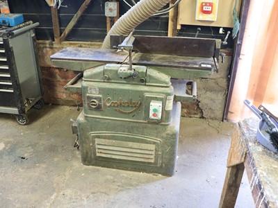 Lot 3 - Cooksley 12" planer thicknesser, 3 phase electric