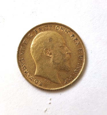 Lot 449 - An Edward VII half sovereign dated 1907