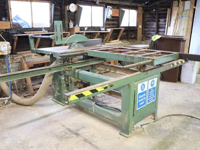 Lot 12 - Danckaert sliding table saw with Easy Brake, 3...