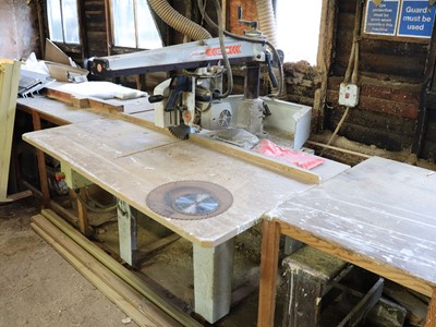 Lot 13 - Maggi Junior 640 radial crosscut saw on stand,...