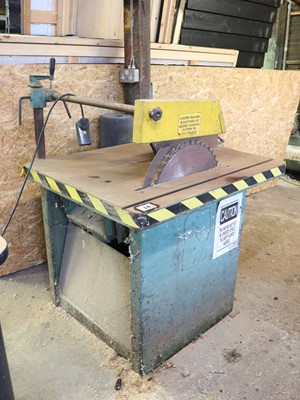 Lot 14 - Wadkin Bursgreen rip saw (not in use)