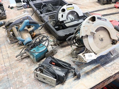 Lot 40 - Makita model 5903R circular saw, 240v, a...