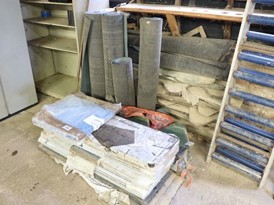 Lot 58 - Selection of shed shingle felt plus a small...