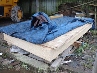 Lot 74 - Approx. 18x 8x4 OSB sheets, 9mm (under cover...