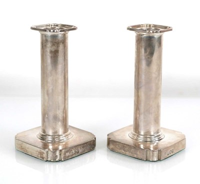 Lot 351 - A pair of early 20th century silver dwarf...