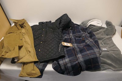 Lot A bag containing 4 coats/jackets