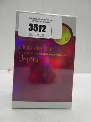 Lot Club de nuit Untold edp 105ml