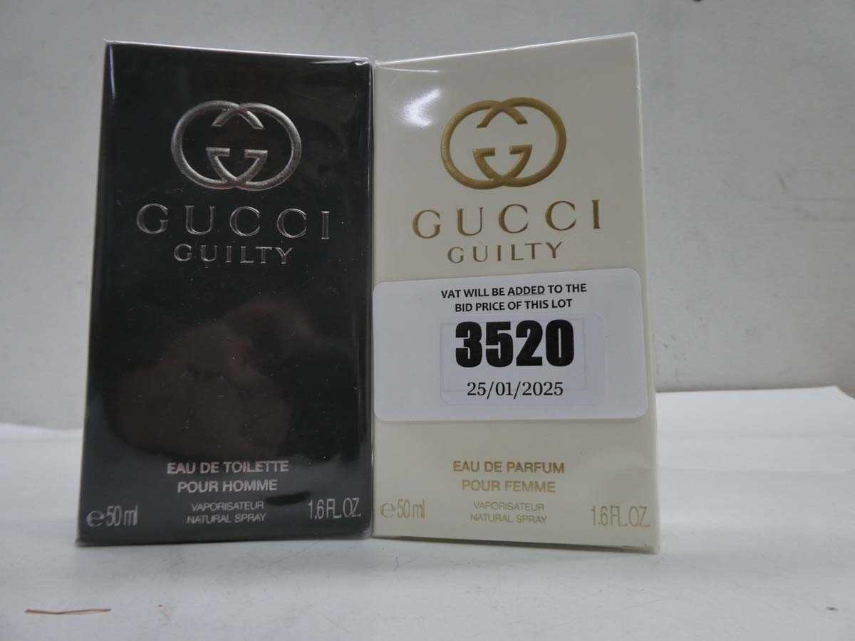 Lot Gucci Guilty edp 50ml & Gucci Guilty edt 50ml