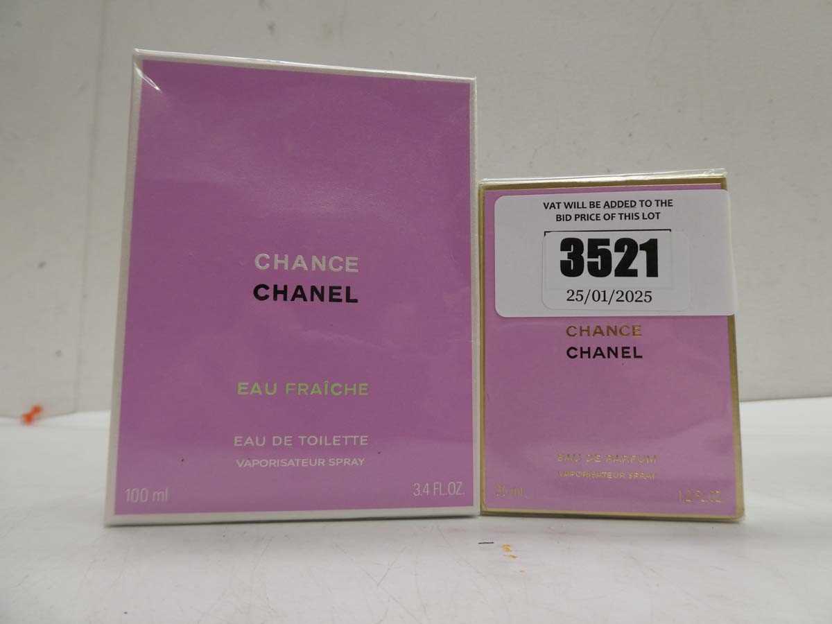 Lot Chanel Chance edp 35ml & Chanel Chance edt 100ml