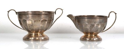 Lot 359 - An early 20th century silver two handled sugar...