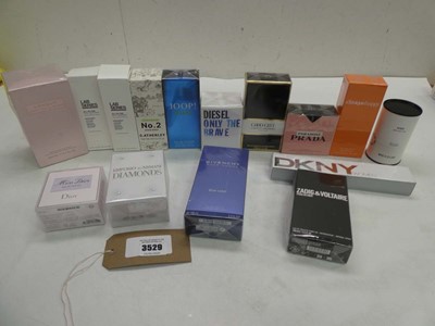 Lot 15 assorted fragrances including Diesel,...